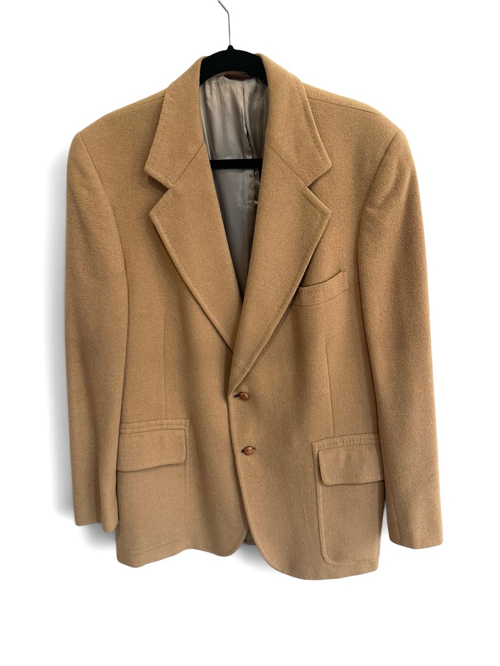 Vintage Hart Schaffner & Marx Men’s Camel Tan Wool Blazer Union Made 42R(approx)